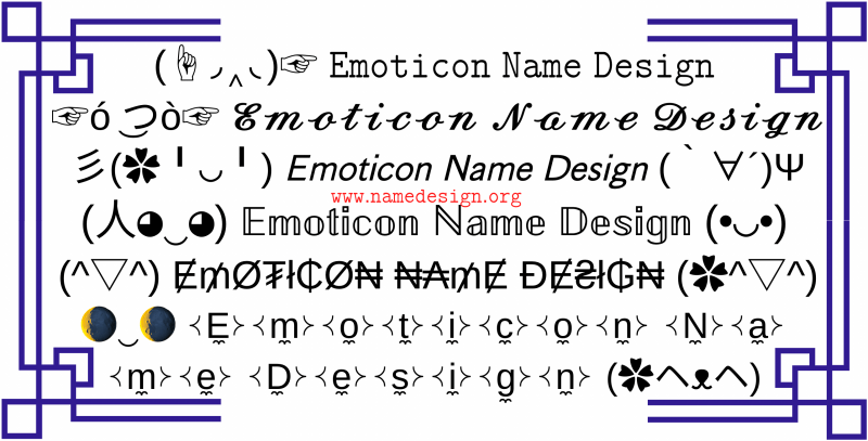 emoticon-name-design